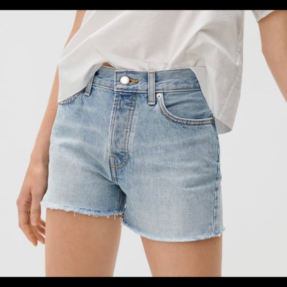 Everlane The Relaxed '90s Short High Rise 100% cotton - Picture 1 of 9